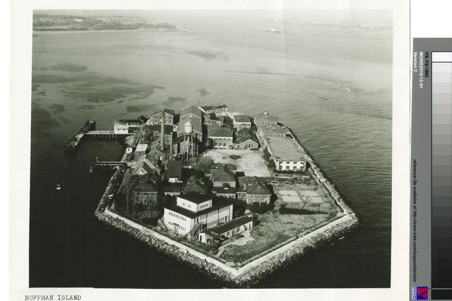 Hoffman Island, 1956. (Photo courtesy of the New York City Municipal Archives)